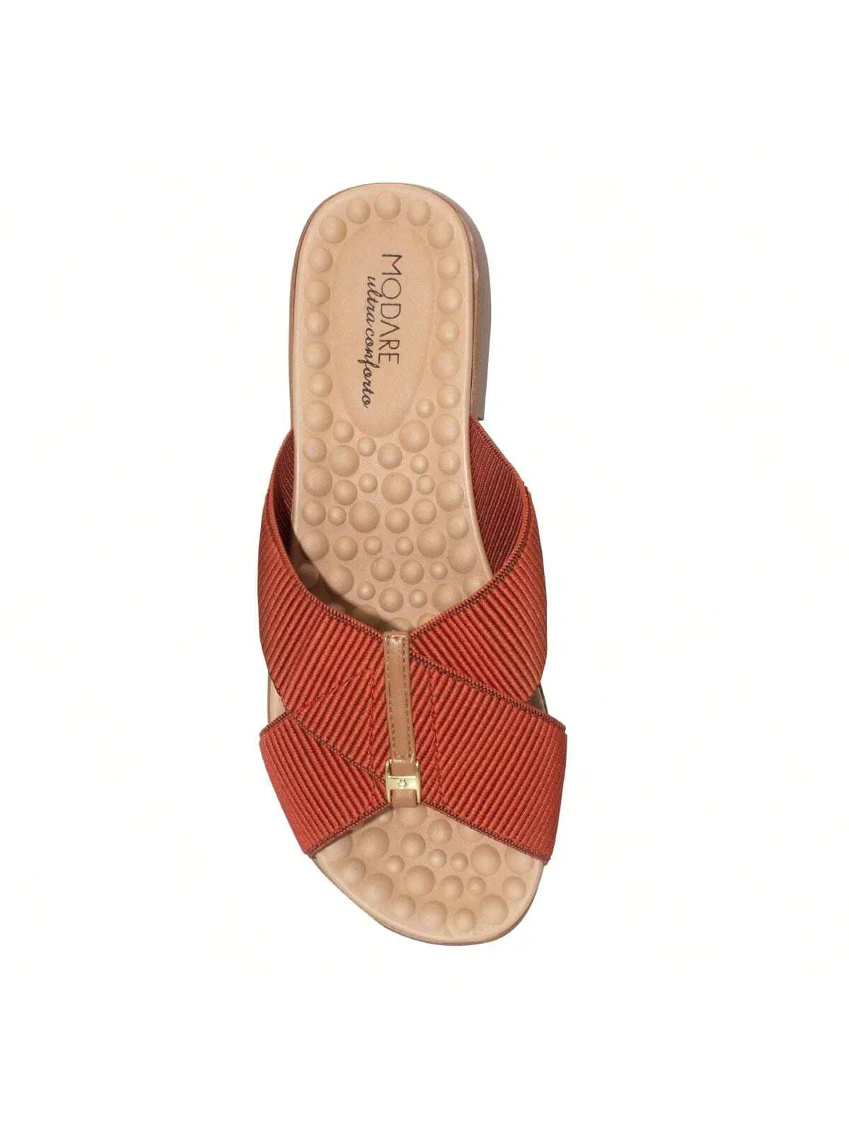 Modare Tamanco Modare Feminino Elástico Canelado/Napa Sense Flex - Imagem 3