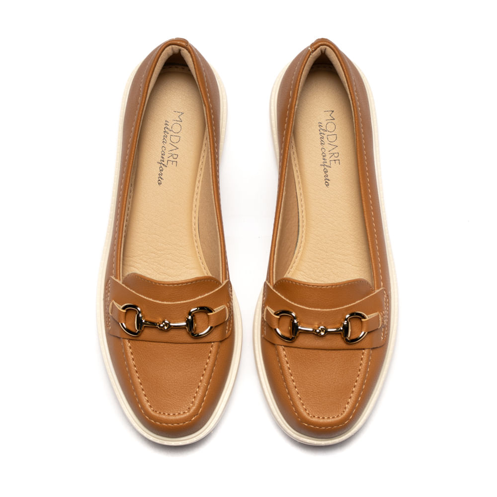 Mocassim Feminino Modare Napa Caramelo - Imagem 3