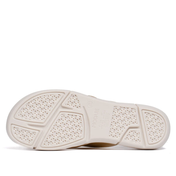 Chinelo Feminino Modare com Tira Larga Metalizada Dourado - Imagem 5