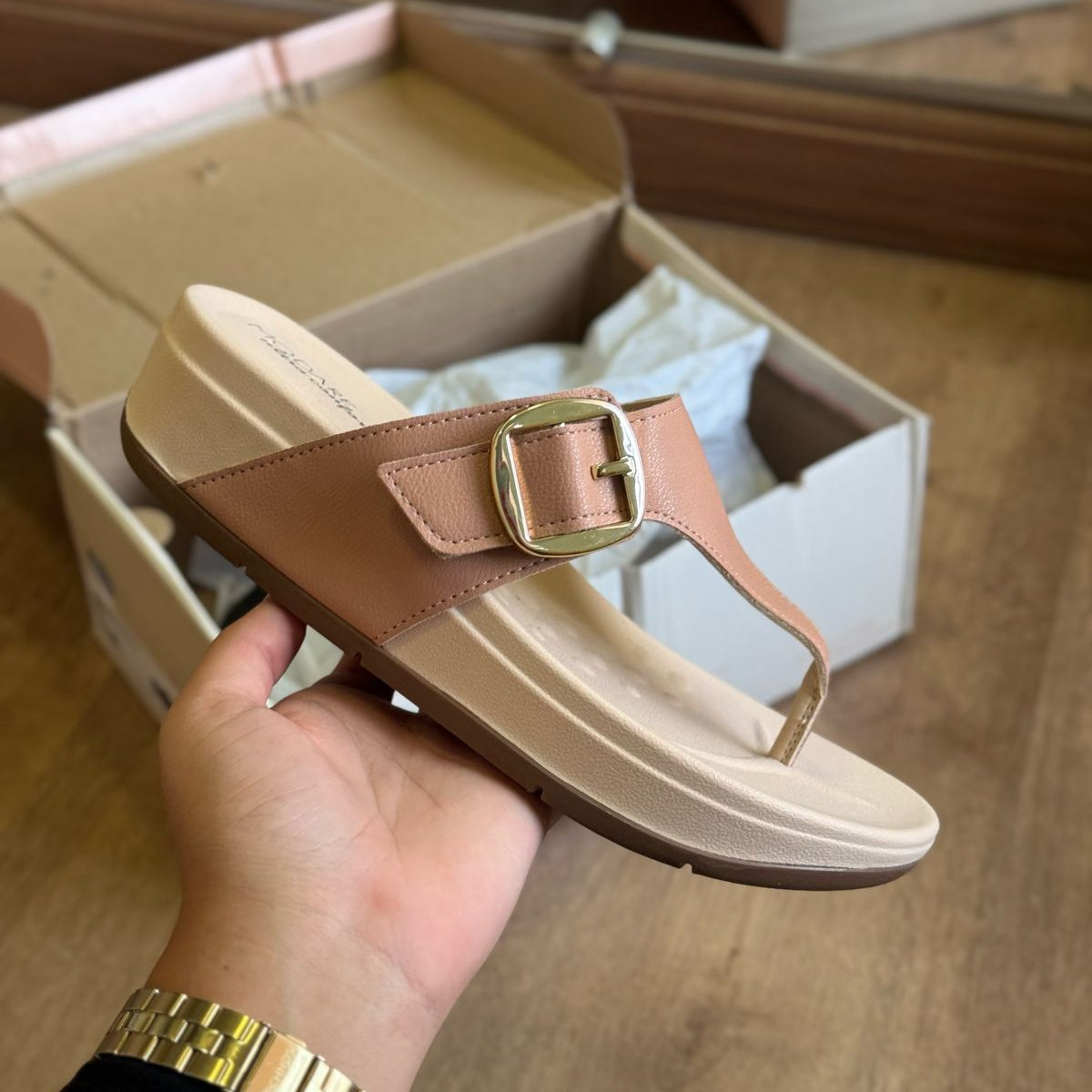 Sandália Modare Fivela Dourado 7016.101 - Imagem 5